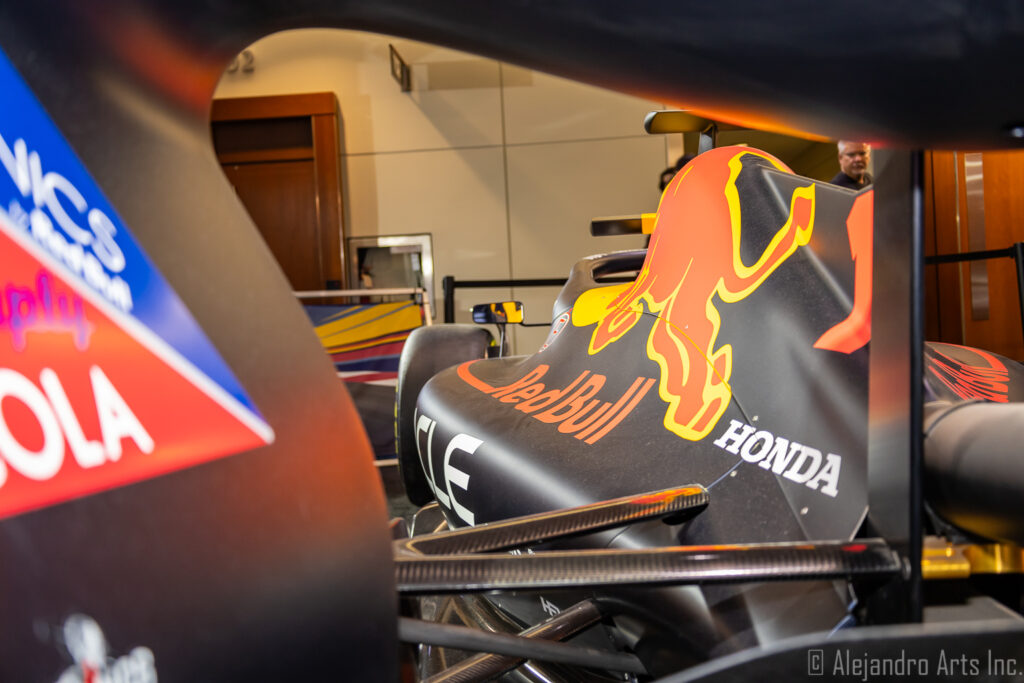 Max Verstappen's 2022 F1 World Championship winner RB18 car.