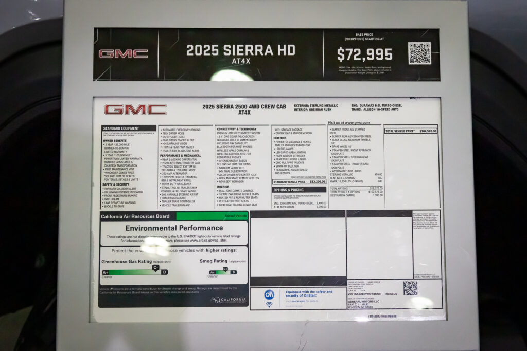 GMC SIERRA 2500 HD AT4X